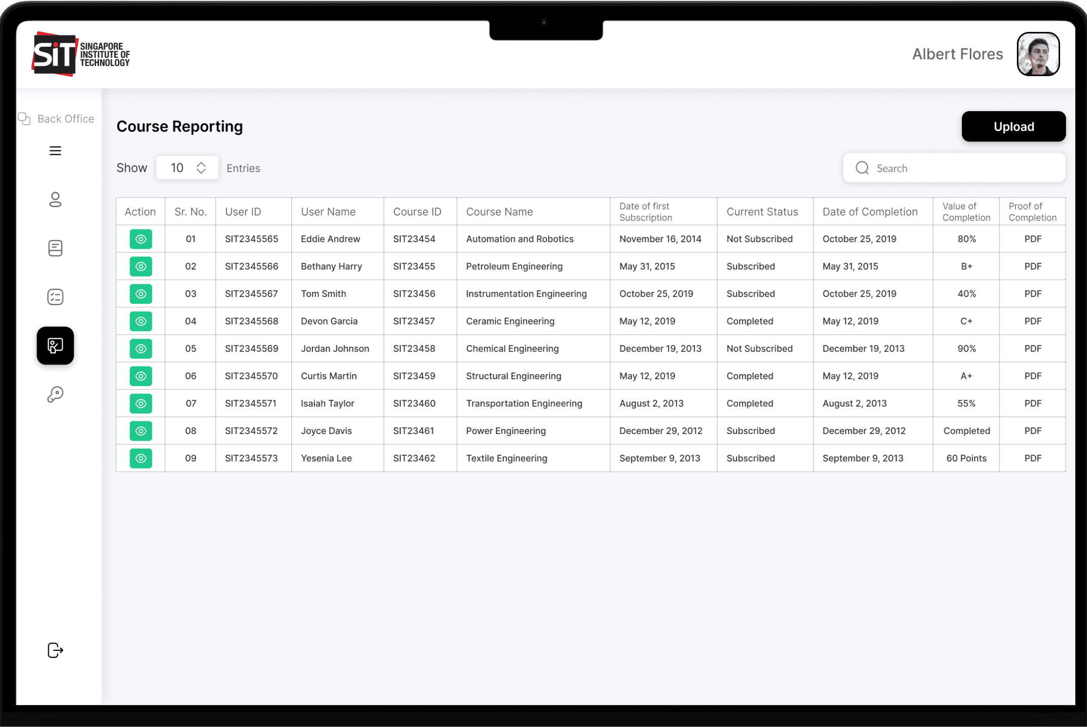 Course Catalogue screenshot 3