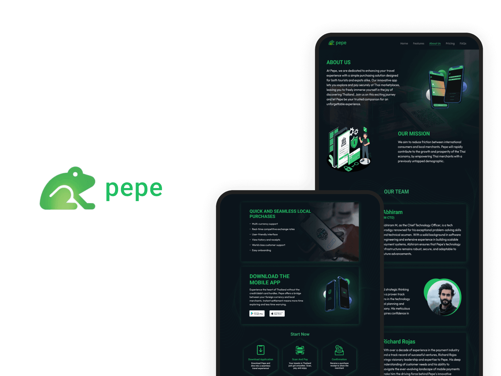 Pepe website